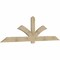 Ekena Millwork Redmond Rough Sawn Timber Gable Bracket, Douglas Fir, 108"W x 31 1/2"H x 2"D x 6"F, 7/12 Pitch GBW108X31X0206RED00RDF - alternate 5